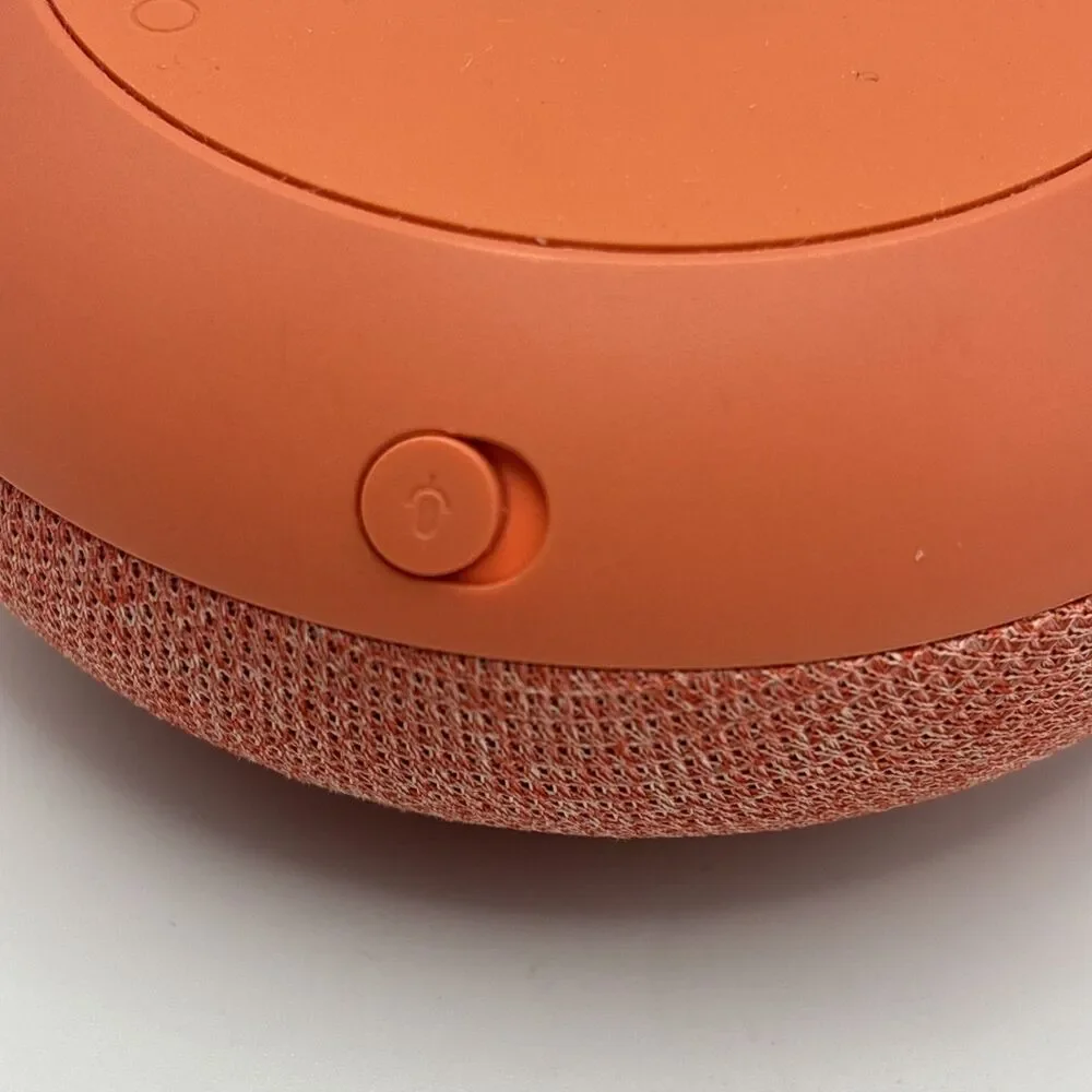 Google Home Mini Smart Speaker Orange A4RHOA Assistant Bluetooth Tested